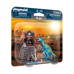 PLAYMOBIL, Playmobil® DuoPack Jagd auf Velociraptor 70693, Playmobil - 70693 DuoPack Surprise, Multicolor