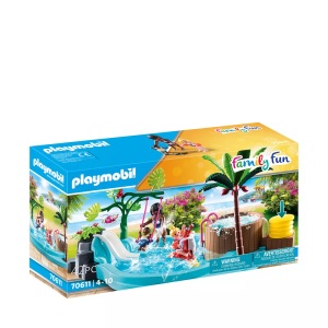 PLAYMOBIL, Playmobil® Family Fun Kinderbecken mit Whirlpool 70611, playmobil® Family Fun Kinderbecken mit Whirlpool 70611