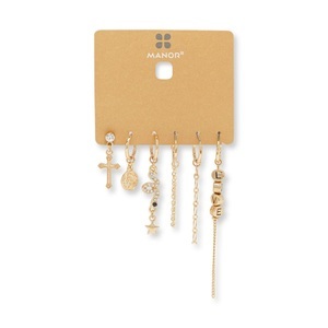 Manor, Ohrringe Damen Goldfarben ONE SIZE, 