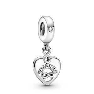 Pandora, Pandora Friends Forever Heart Charm Damen, Pandora Friends Forever Heart Charm Damen