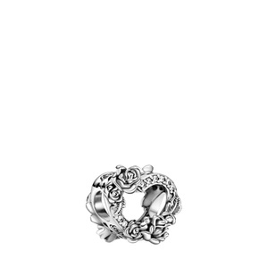 Pandora, Pandora Heart&Rose Flower Charm Damen, Pandora Heart&Rose Flower Charm Damen