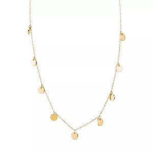 Zag Bijoux, ZAG Bijoux Halskette Damen Goldfarben 43cm, ZAG Bijoux - Halskette, 43cm, Goldfarben