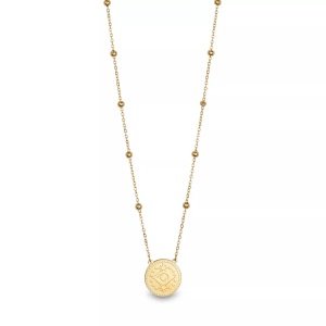 Zag Bijoux, ZAG Bijoux Halskette Damen Goldfarben 43cm, ZAG Bijoux - Halskette, 43cm, Goldfarben