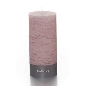 Balthasar, Balthasar Kerze, Kerze Rustico Rosa Wachs 20 cm