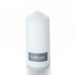 undefined, Zylinderkerze, Balthasar - Zylinderkerze, 70X160MM, Weiss