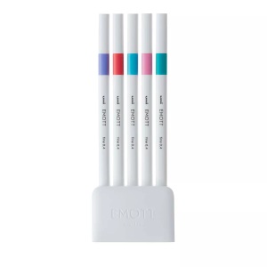 UNI, Uni Faserschreiber Emott Candy Pop 0.4 mm, UNI-BALL Fineliner Emott 0.4mm PEM-SY_5C_NO.5 candy pop 5 Stück