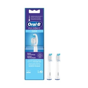 Braun, Braun Oral-B Pulsonic Clean 2er Bürstenkopf, Oral-B Pulsonic Aufsteckbürsten