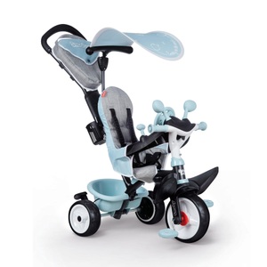 Smoby, Smoby Baby Driver, Dreirad Hellblau, Smoby Baby Driver Komfort
