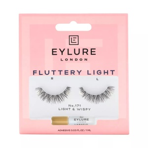 Eylure, EYLURE Künstliche Wimpern Fluttery Light 171 Damen Schwarz, EYLURE - Künstliche Wimpern Fluttery Light 171, Light, Black