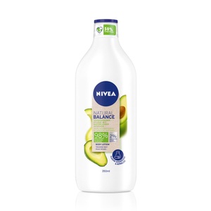 Nivea, NIVEA Natural Balance Bio Avocado Damen 350ml, Nivea Natural Balance Body Lotion Avocado 350ml Damen