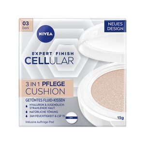 Nivea, NIVEA Hyaluron Cellular Filler 3in1 Pflege Cushion Dunkel (15 ml), Nivea Hyaluron Cushion Dunkel