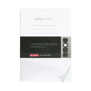 Herlitz, Papier-Einlagen Papier-Einlagen, HERLITZ my.book flex Refill A4 2x40 B. 50034093 kariert