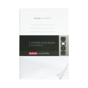 Herlitz, Papier-Einlagen Papier-Einlagen, HERLITZ my.book flex Refill A4 2x40 B. 50034093 kariert