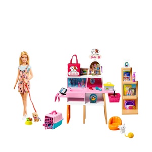 undefined, Barbie Haustiersalon Spielset und Puppe, 