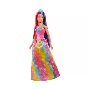 Mattel, Mattel GTF38 Barbie Dreamtopia Long Hair Princess Doll, Barbie Anziehpuppe »Dreamtopia Regenbogenz«, Puppenreihe Dreamtopia