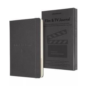 MOLESKINE, Moleskine Passion Journal - Film & TV, Large/A5, Dunkelgrau, Moleskine Themen Notizbuch, Film & TV, A5, dunkelgrau, 400 Seiten, 853551