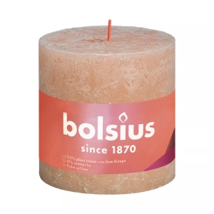 undefined, Kerze, bolsius - Kerze, 100X100MM, Rosa