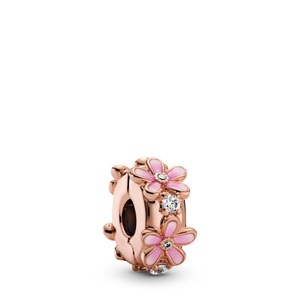Pandora, PANDORA Charm Damen Roségold ONE SIZE, Pandora Pink Daisy Clip Damen