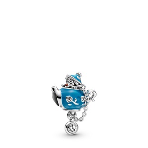 Pandora, PANDORA Charm Damen Silber ONE SIZE, Pandora Alice in Wonderland Unbirthday Party Charm Damen