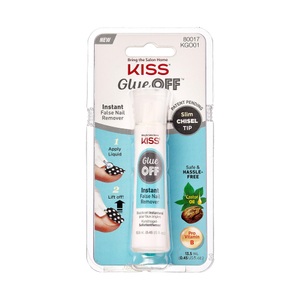 KISS, Glue Off - Nagellöser Damen Kristall 13.5ml, Kiss Glue Off Instant False Nail Remover (1 Stk)