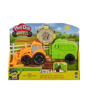 Hasbro European Trading B.V., Hasbro F10125L0 Play-Doh Traktor mit Pferdeanhänger, 
