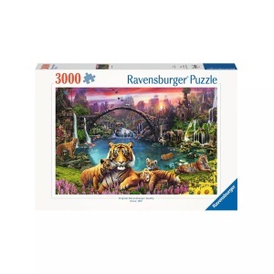 Ravensburger Verlag, Tiger in paradiesischer Lagune, Ravensburger - Puzzle Tiger in paradiesischer Lage, 3000 Teile, Multicolor