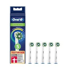 Oral-B, ORAL-B CrossAction CleanMaximiser 6 PCS - Aufsteckbürsten (Weiss), 
