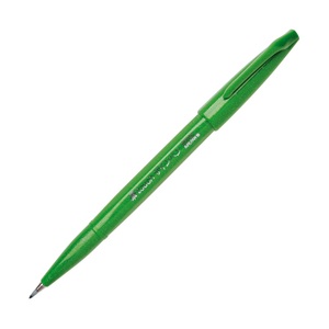 Pentel, Pentel Pinsel-Filzstift Pinsel-Filzstift, PENTEL Brush Sign Pen SES15C-D grün