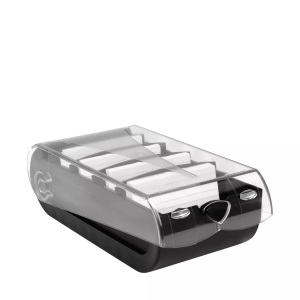 Biella, Karteikasten Karteikasten, BIELLA Karteikartenbox Bunny Box A8 20885102U schwarz 195x100x63mm