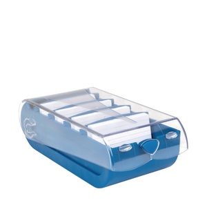 Biella, Karteikasten Karteikasten, BIELLA Karteikartenbox Bunny Box A8 20885105U blau 195x100x63mm