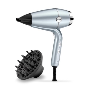 BaByliss, BABYLISS D773DCHE - Haartrockner (Schwarz/Silber), BaByliss - Hydro-Fusion 2100 D773DCHE