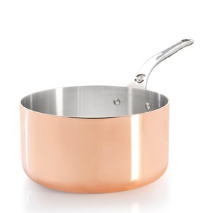 de Buyer, de Buyer - Kochtopf PRIMA MATERA - Edelstahl - kupfer - 8.3 cm, De Buyer DB6206.16 Prima Matera Stielkasserolle Ø 16cm