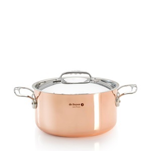 de Buyer, de Buyer - Kochtopf PRIMA MATERA - Edelstahl - kupfer - 10.7 cm, De Buyer DB6242.20 Prima Matera Kochtopf Ø 20cm