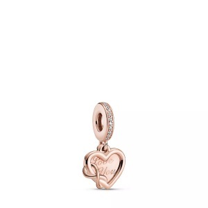 Pandora, Charm Damen Roségold ONE SIZE, Pandora Moments Dangle Charm Damen