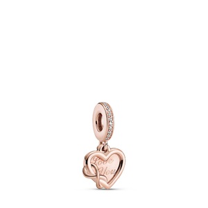 Pandora, Charm Damen Roségold ONE SIZE, Pandora Moments Dangle Charm Damen