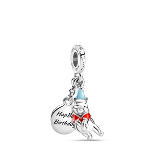Pandora, Charm Damen Silber ONE SIZE, Pandora Winnie the Pooh Birthday Damen