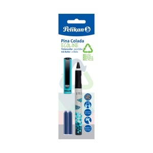 Pelikan, PELIKAN Tintenroller Pina Colada 0.7mm 7191791 Ecoline. Shark, Pelikan Tintenroller Pina Colada, 0.7mm, Ecoline, Shark, 7191791