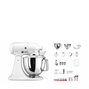 KITCHENAID, Kitchenaid KSM200 Swiss Anniversary Set Küchenmaschine weiss, Kitchenaid KSM200 Swiss Anniversary Set Küchenmaschine weiss