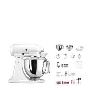 KITCHENAID, Kitchenaid KSM200 Swiss Anniversary Set Küchenmaschine weiss, KitchenAid Swiss Anniversary Set KSM200 weiss Küchenmaschine