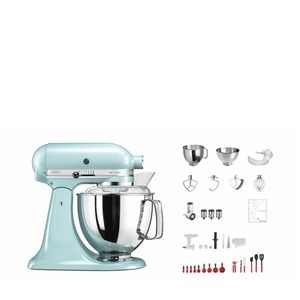 KITCHENAID, Kitchenaid KSM200 Swiss Anniversary Set Küchenmaschine eisblau, KitchenAid Swiss Anniversary Set KSM200 eisblau Küchenmaschine ? Eisblau
