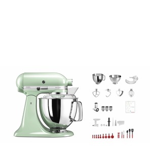 KITCHENAID, Kitchenaid KSM200 Swiss Anniversary Set Küchenmaschine pistazie, KitchenAid Swiss Anniversary Set KSM200 Pistazie Küchenmaschine