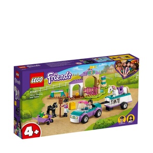 LEGO, 41441 Friends Trainingskoppel und Pferdeanhänger, Konstruktionsspielzeug, 