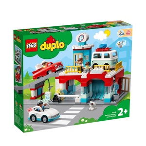 LEGO, 10948 DUPLO Parkhaus mit Autowaschanlage, Konstruktionsspielzeug, LEGO® DUPLO® 10948 - Parkhaus mit Autowaschanlage