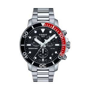 Tissot, Chronograph Uhr Herren Silber 43mm, Tissot