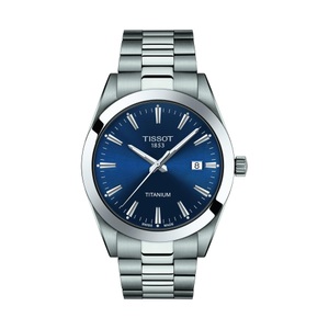 Tissot, Analoguhr Herren Silber 40mm, Tissot - Analoguhr, GENTLEMAN Titanium, 40mm, Silber