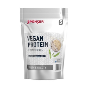 Sponser, SPONSER Vegan Protein Chocolate (480g), Sponser Vegan Protein Proteinpulver