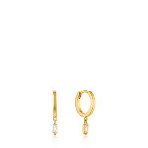 ANIA HAIE, ANIA HAIE Ohrringe Damen Gold 18mm, Ania Haie Ohrring GLOW GETTER Gold