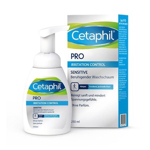 Cetaphil, Cetaphil PRO IRRITATION CONTROL SENSITIVE beruhigender Waschschaum 250 ml, Cetaphil Pro Irritation Control Sensitive beruhigender Waschschaum 250 ml