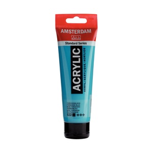 Amsterdam, Amsterdam Acrylfarbe Standard, Talens Acrylfarbe Amsterdam, tuerkisblau, 17095222, (120ml)