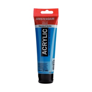 Amsterdam, AMSTERDAM ACRYL 120ML MANGANBLAU, Talens Acrylfarbe Amsterdam, manganblau photo, 17095822, (120ml)
